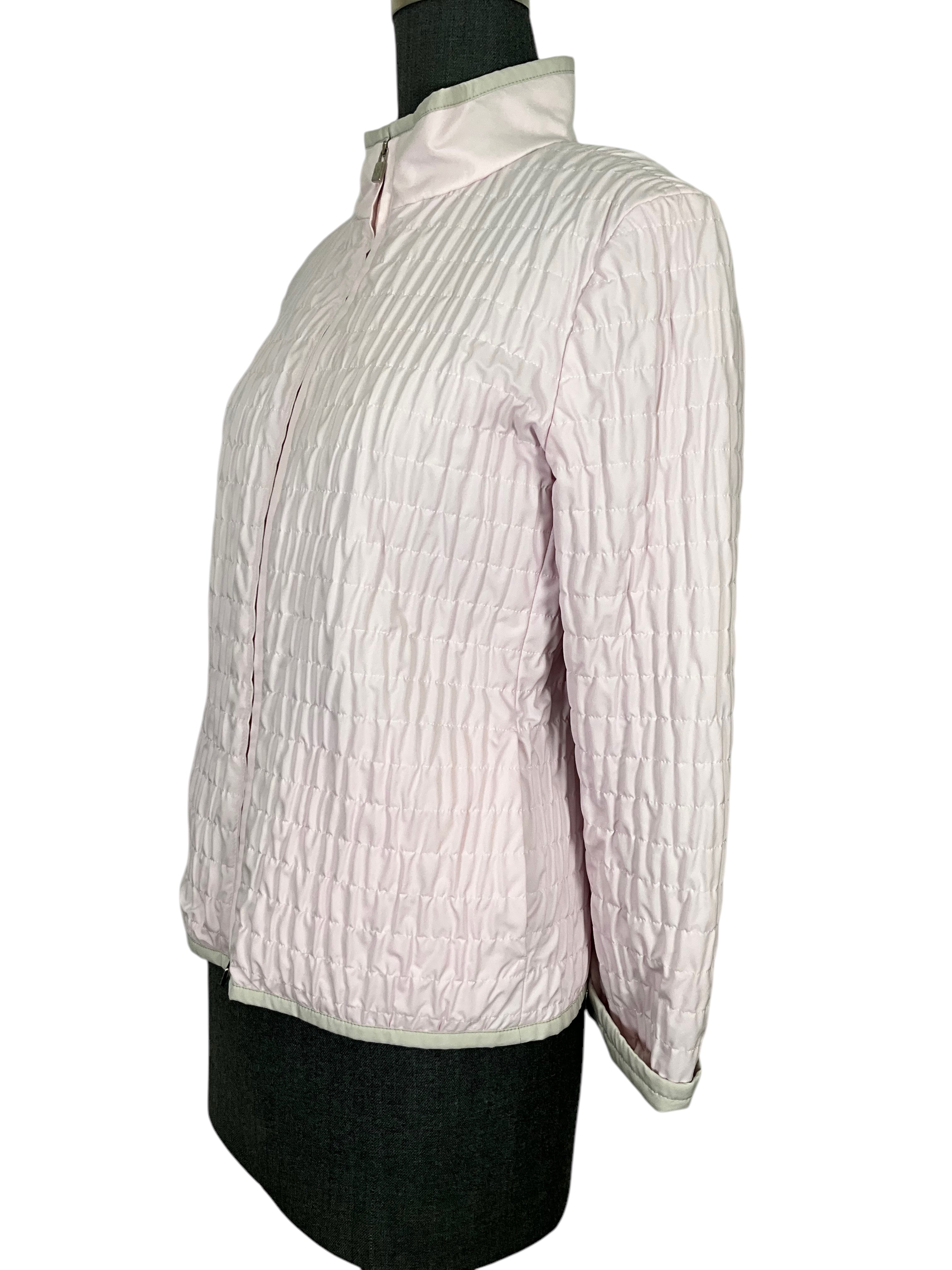 LORO PIANA Quilted Nylon Jacket for Women - Lightweight Water-Resistant Winter Coat, Size M - Perfect for Outdoor Activities & Urban Fashion