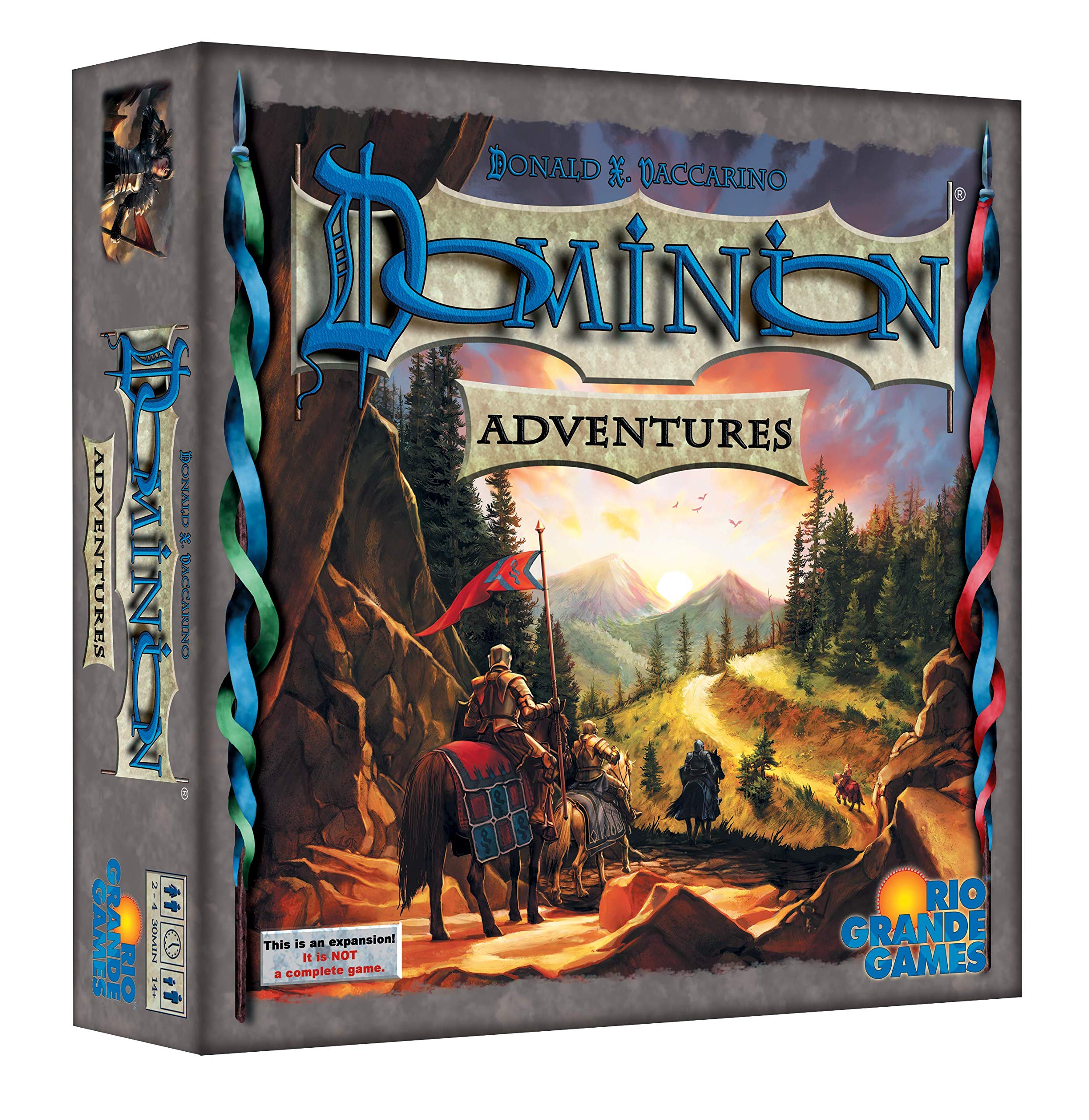 Dominion Adventures Board Game by Rio Grande - Strategy Card Game for Family Game Night & Friends Gatherings