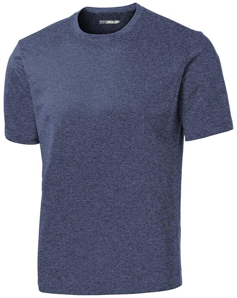 DRIEQUIP Men's Big & Tall Moisture Wicking Athletic T-Shirt - Quick Dry Performance Workout Shirt for Gym, Running & Outdoor Activities
