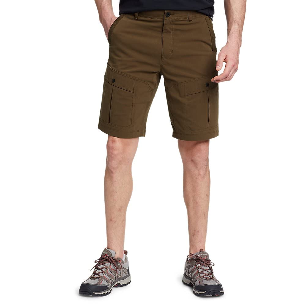 Eddie Bauer Men's Guides' Day Off Cargo Shorts - Durable & Comfortable Outdoor Shorts for Hiking, Camping & Casual Wear | Quick-Dry Fabric with Multiple Pockets