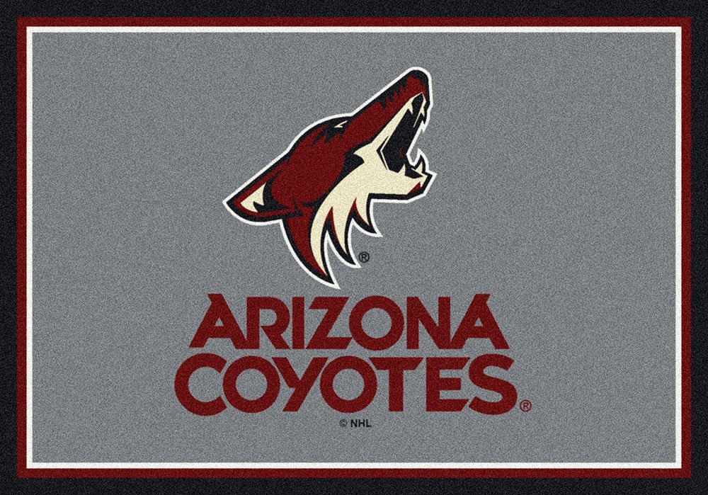 Phoenix Coyotes NHL Team Logo Floor Mats - Non-Slip Rug for Living Room, Bedroom, and Game Room Decor