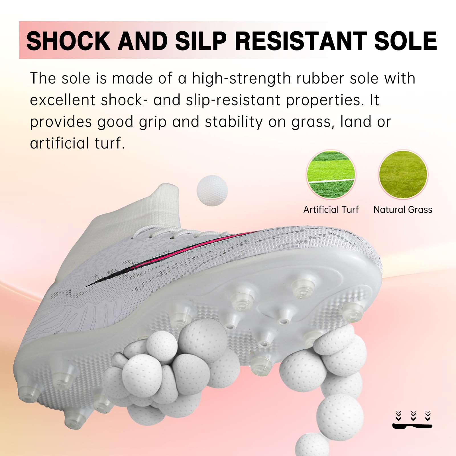 Best Men's & Women's Soccer Cleats - AG/FG Football Shoes for Turf & Grass - Perfect for Training & Matches