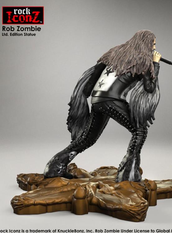 Rob Zombie Rock Iconz Limited Edition Collectible Statue - Perfect for Music Fans, Horror Enthusiasts & Home Decor