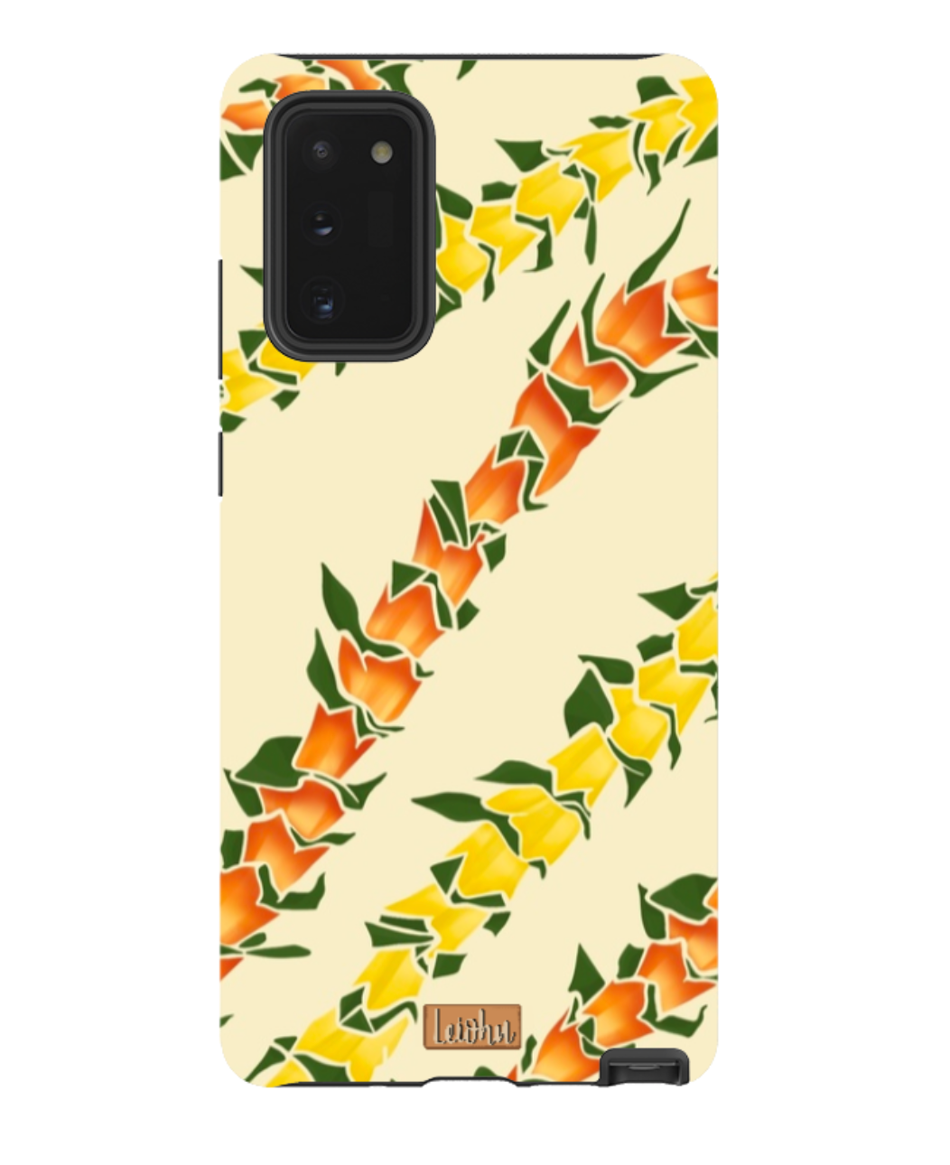 Samsung Galaxy Note 10 Case with Hala Lei Design - Premium Protective Phone Cover for Work, Travel & Everyday Use