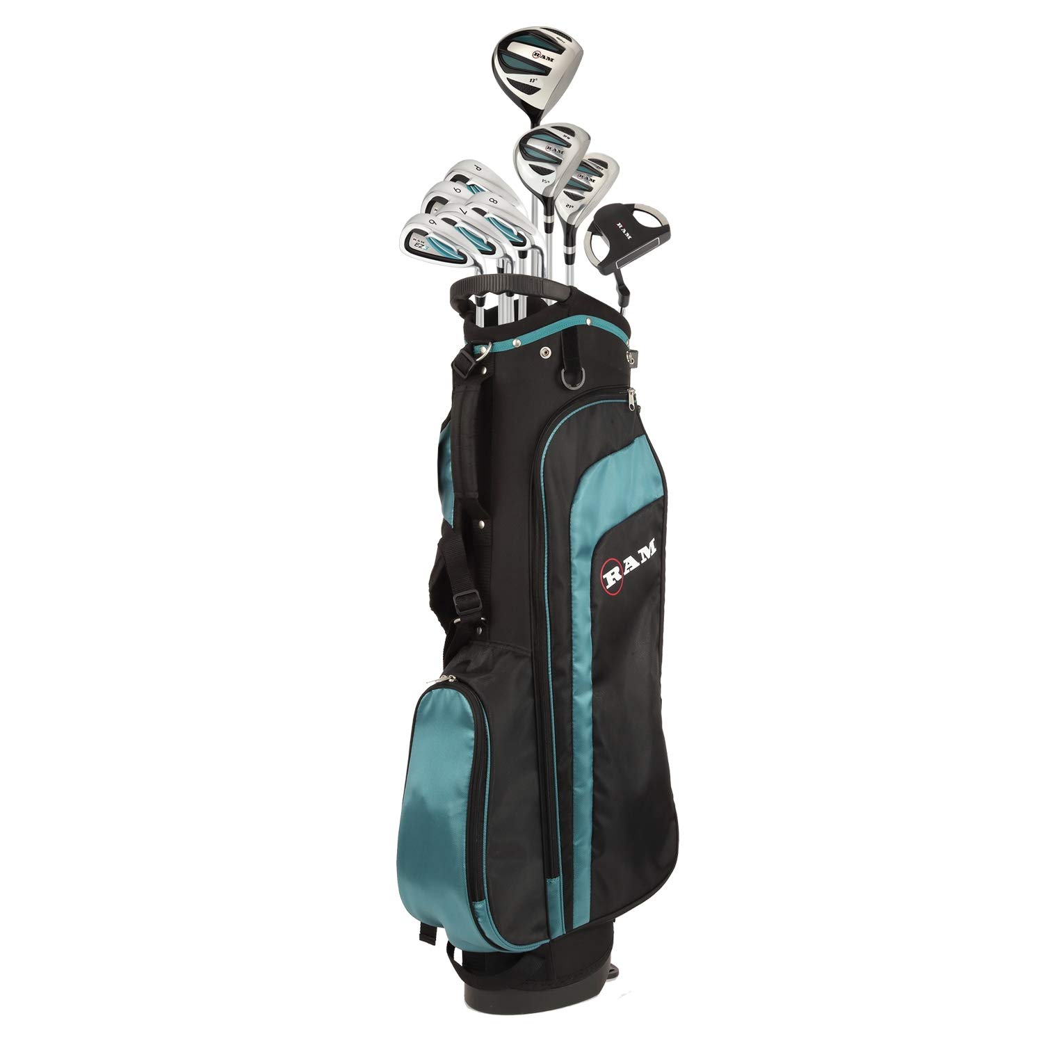 Ram Golf EZ3 Ladies Golf Clubs Set with Stand Bag - All Graphite Shafts for Women - Perfect for Beginners and Casual Golfers on the Course