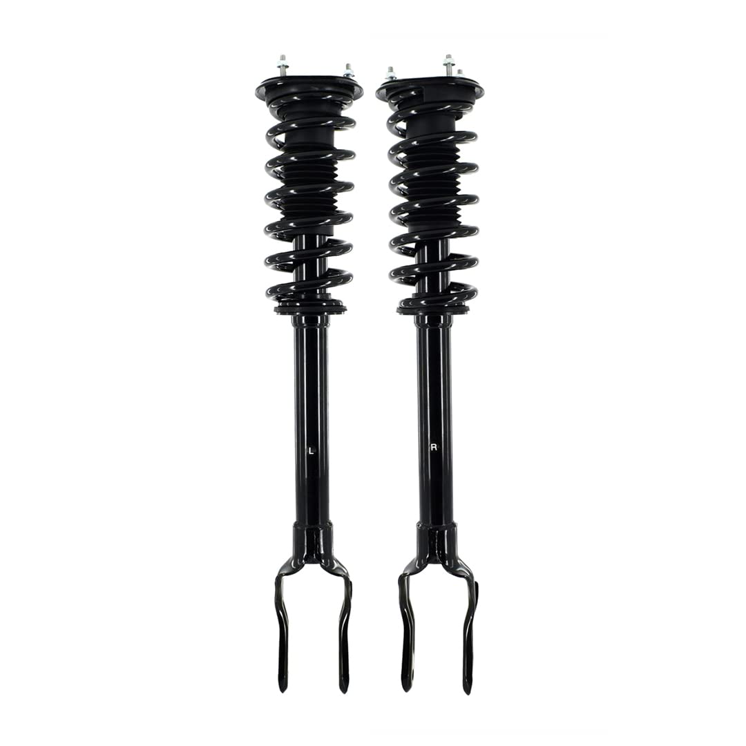 PM Auto Pair of 2 Front Quick Complete Strut-Coil Spring Assembly for 2011-2015 Jeep Grand Cherokee RWD | Replacement Suspension Parts for Smooth Ride & Off-Road Performance