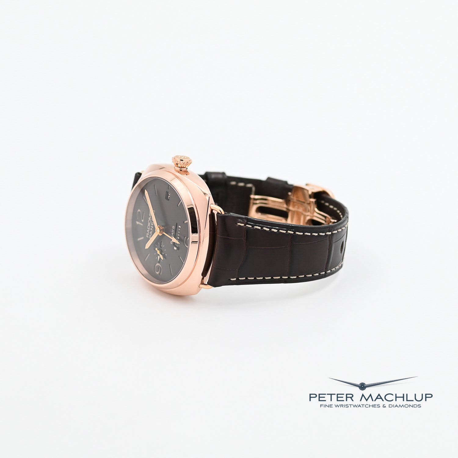 Panerai Radiomir 45 GMT Automatic Men's Watch - Luxury Stainless Steel Dive Watch with Date Function - Perfect for Business, Travel & Water Sports