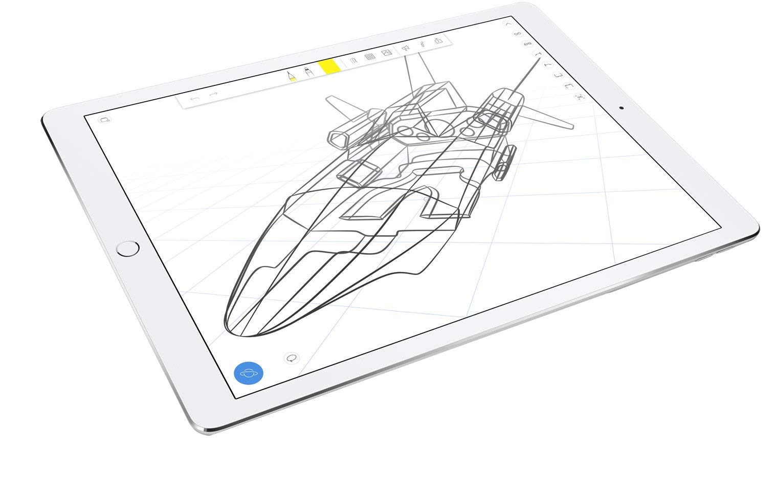Refurbished Apple iPad Pro 12.9-inch 1st Generation 128GB Wi-Fi Silver Tablet - Perfect for Work, Study & Entertainment