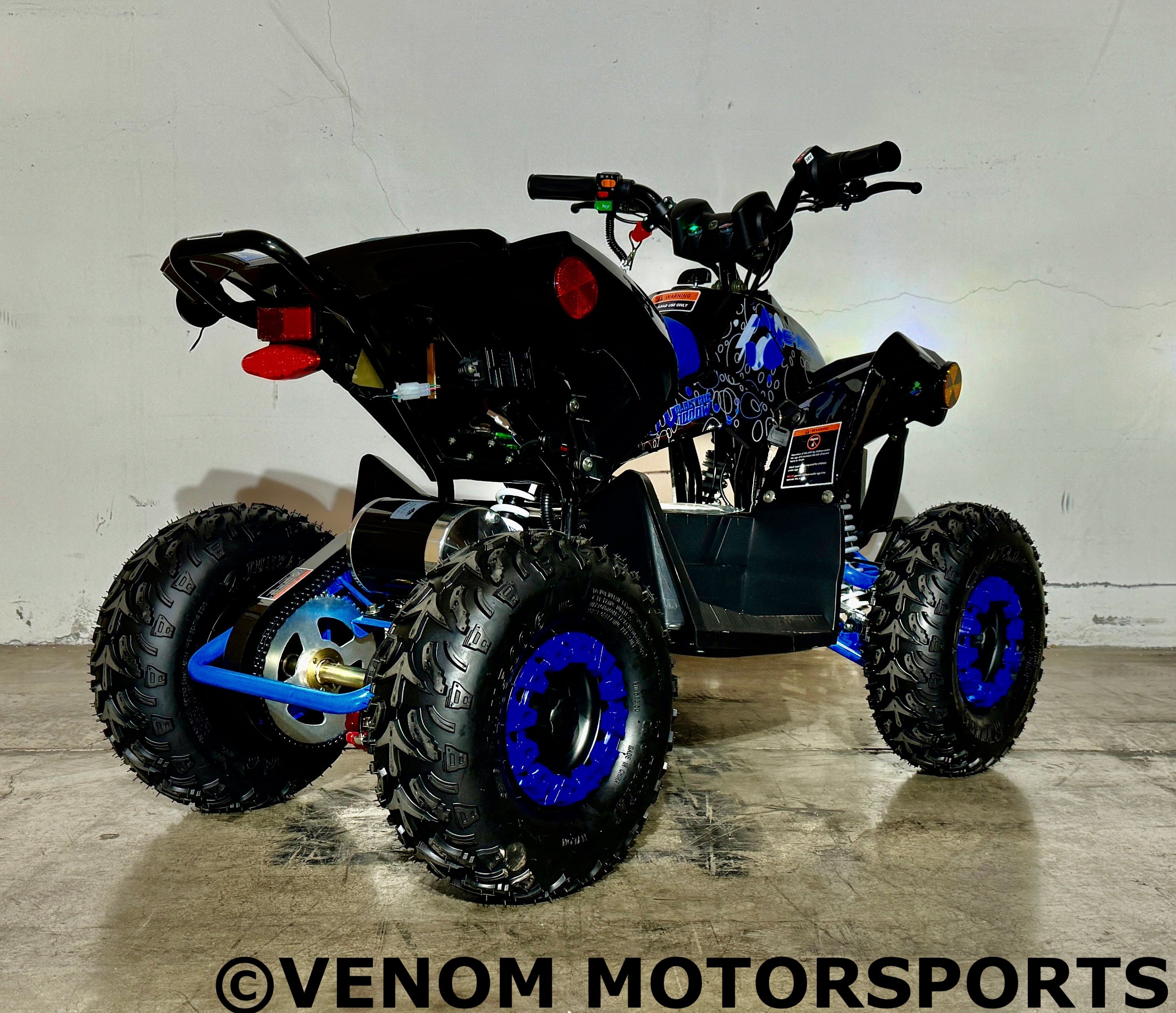 Venom E Racer 1000W 36V Electric ATV for Adults - Off-Road Adventure, Hunting & Farm Work - Powerful All-Terrain Vehicle with Long Battery Life