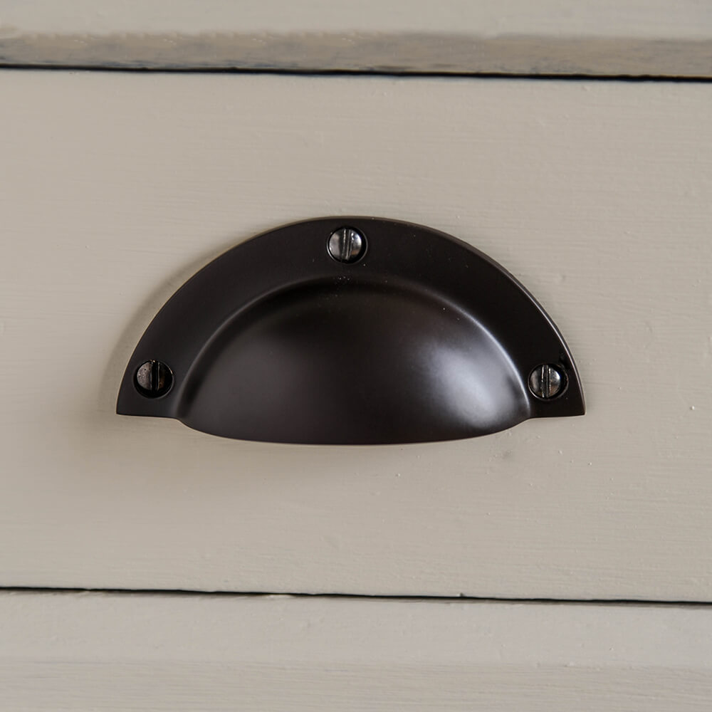 Vintage Bronze Curved Hooded Drawer Pull - Elegant Cabinet Hardware for Kitchen, Bathroom & Furniture Upgrade | Perfect for Home Renovation & DIY Projects