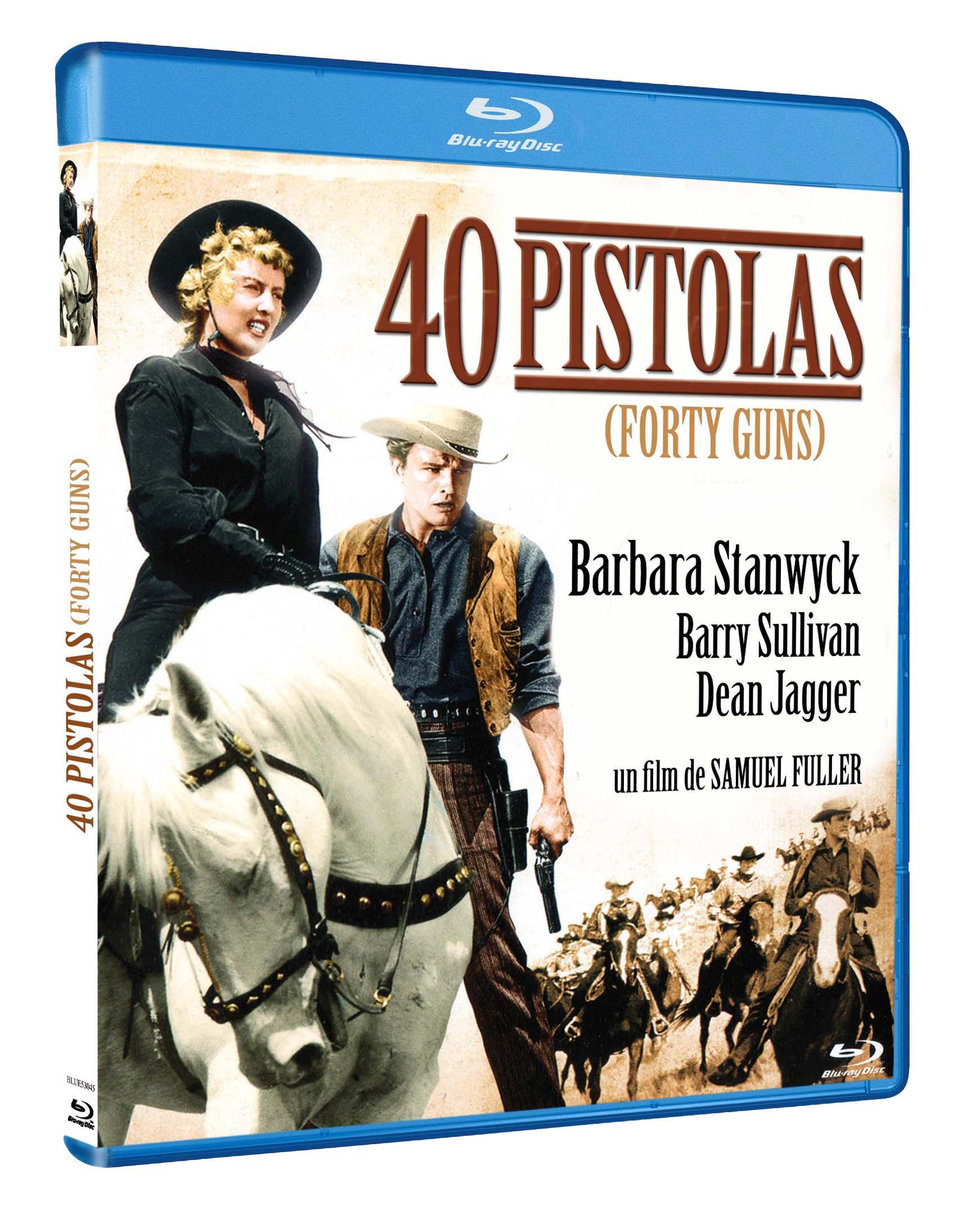 Forty Guns (40 Guns) Blu-Ray - Region A/B/C Import from Spain | Classic Western Movie for Film Collectors & Home Theater Enthusiasts