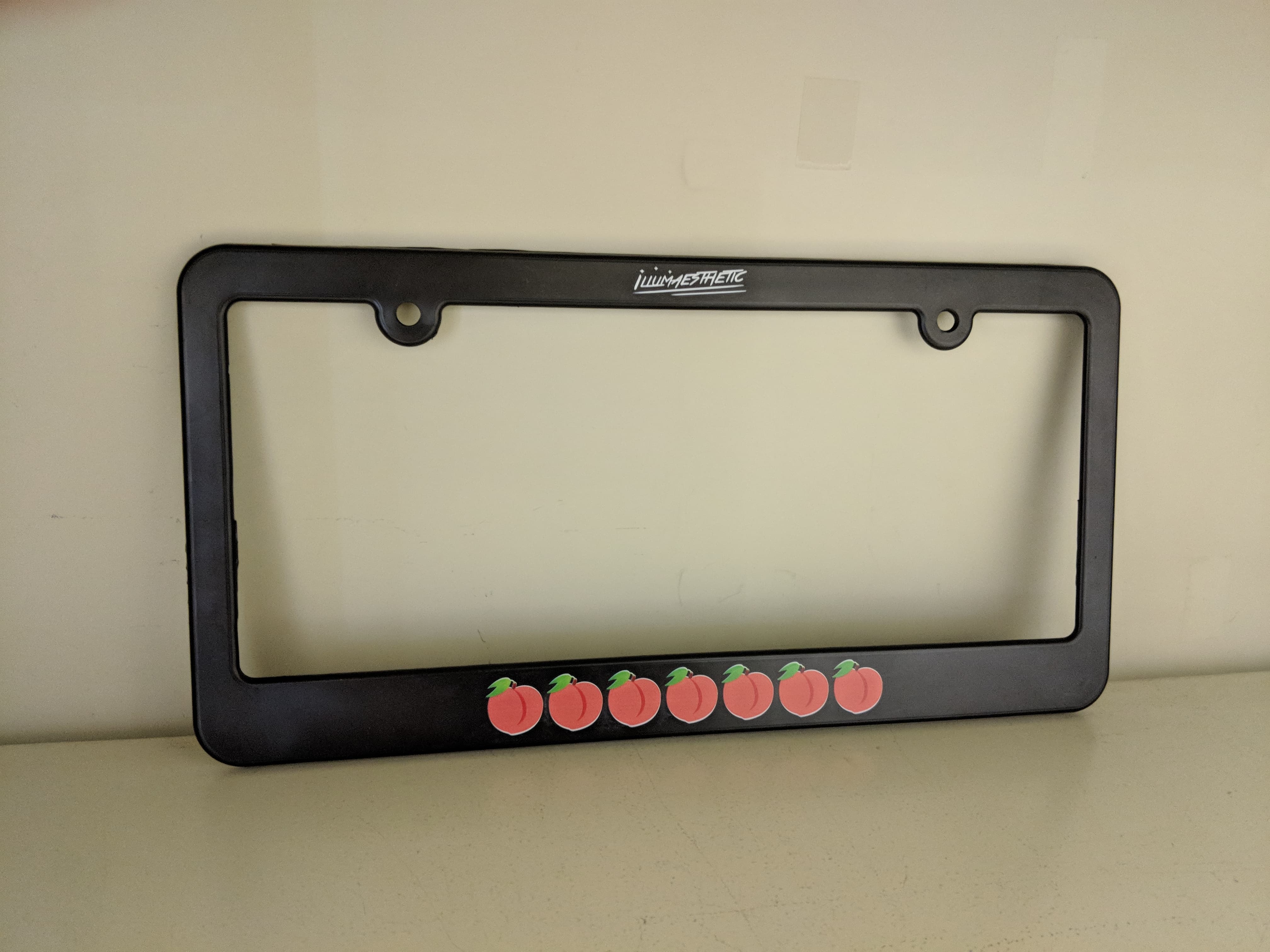 Illumaesthetic Custom License Plate Frame - Personalized Text for Cars & Vehicles - Perfect for Gifts, Car Shows & Customization