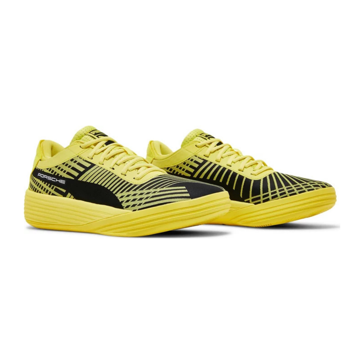 Puma Clyde All Pro Porsche Legacy Celandine Basketball Shoes - Men's High-Performance Sneakers for Court Play & Street Style