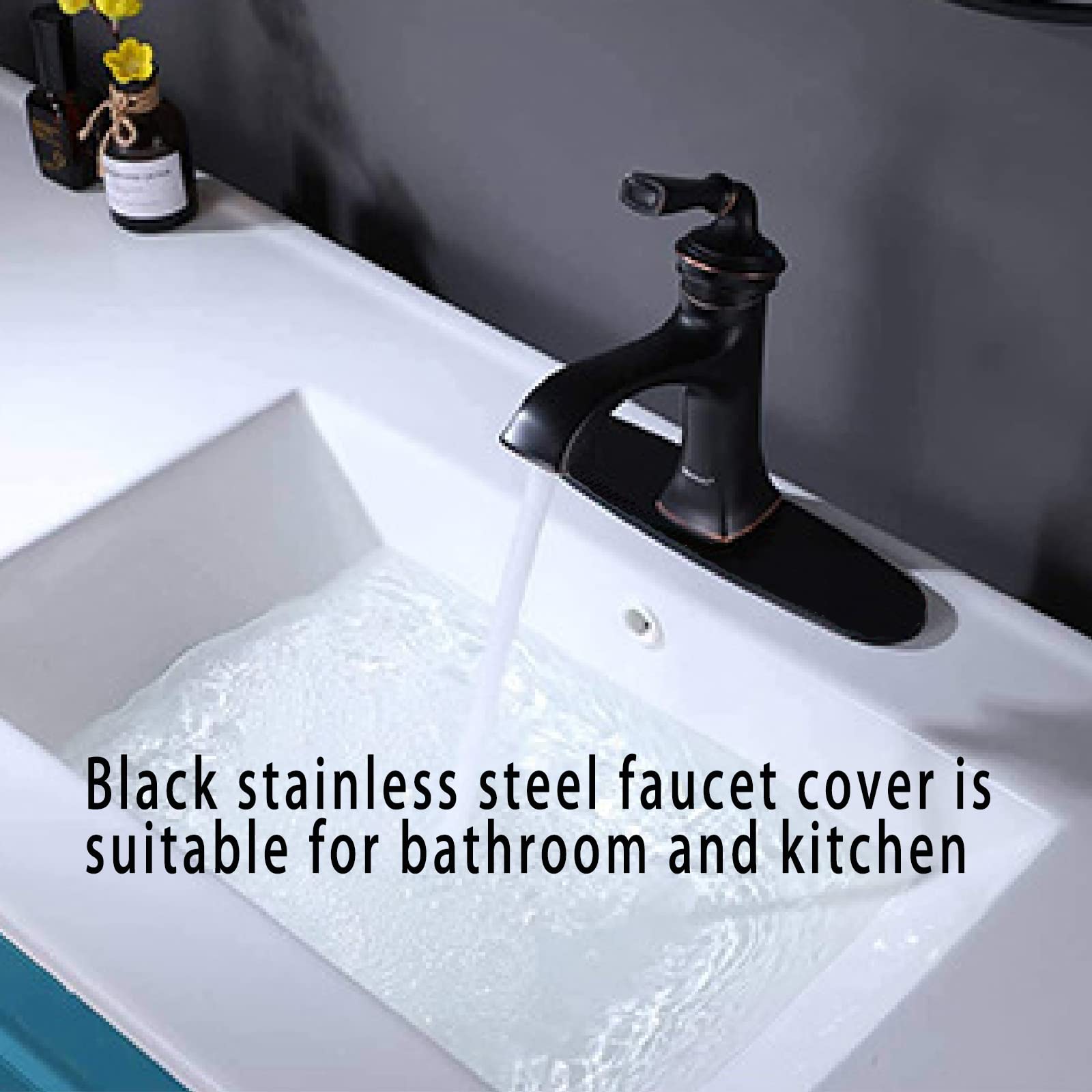 YOUHO Stainless Steel Sink Hole Cover for Bathroom & Kitchen Faucet - 10