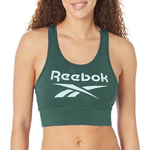 Forest Green Melange/Light Green Logo