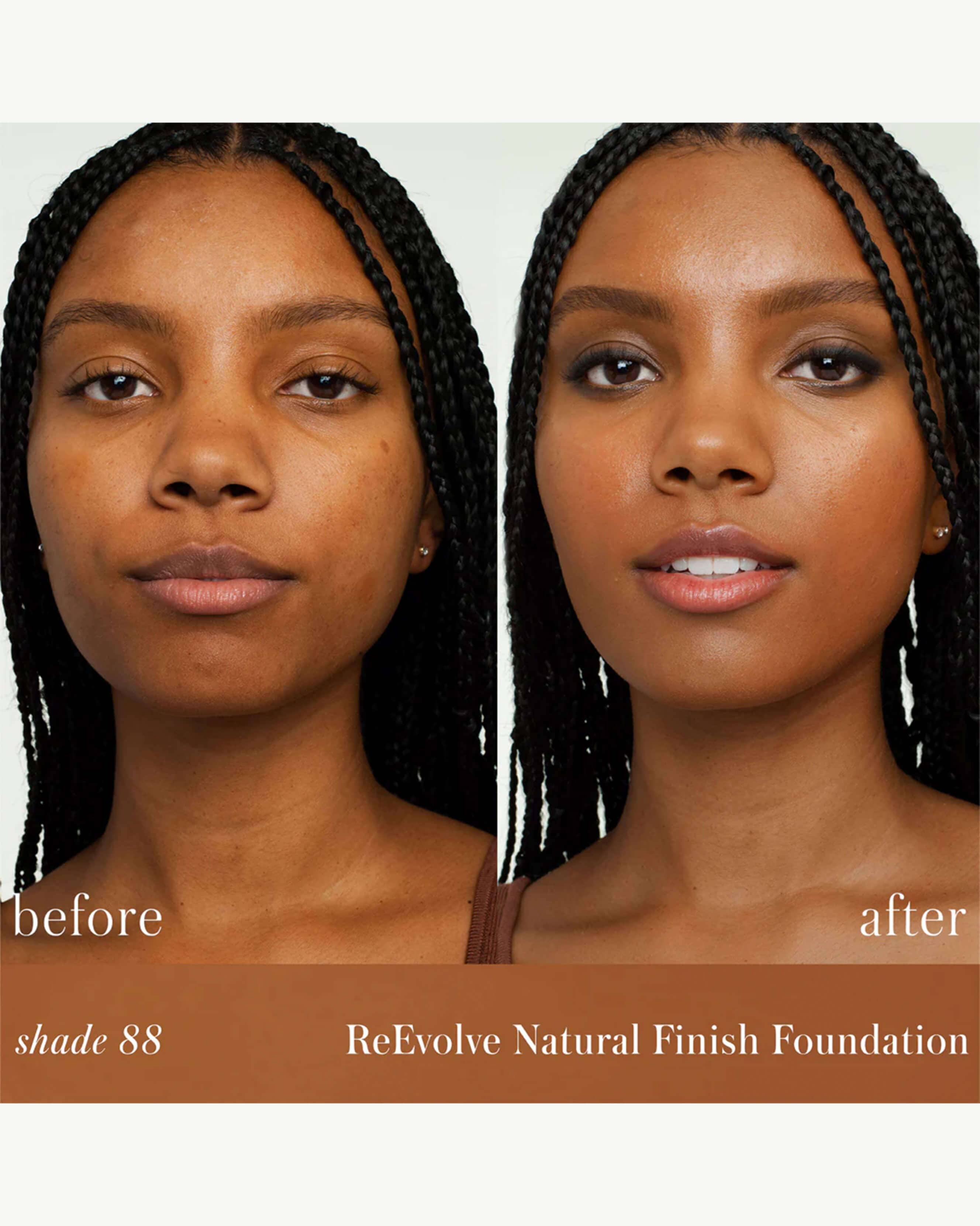 ReEvolve Natural Finish Foundation - Lightweight, Buildable Coverage for Flawless Skin | Vegan & Cruelty-Free Makeup | Perfect for Daily Wear & Special Occasions