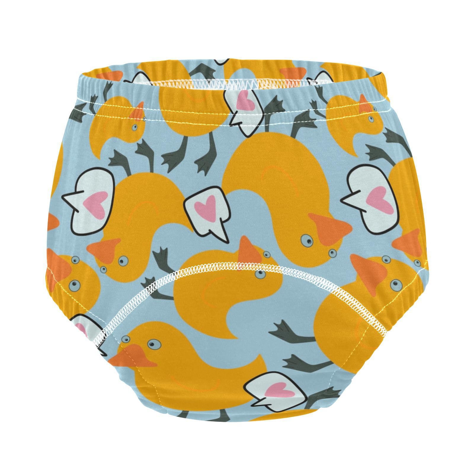 Yellow Duck Baby Training Pants - Absorbent Sleepwear for Toddlers 3T
