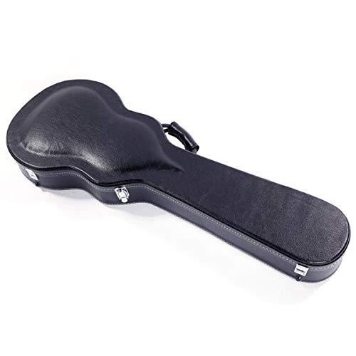 Premium Electric Guitar Hard Case for Music Lovers - Microgroove Bulge Surface, Black - Fast 3-7 Day Delivery - Perfect for Gigging, Travel & Studio Protection