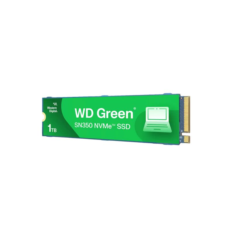 WD SN350 1TB NVMe Internal SSD - High-Speed Green M.2 SSD for Gaming, Laptops & PC Upgrades - Boost Performance for Work & Entertainment