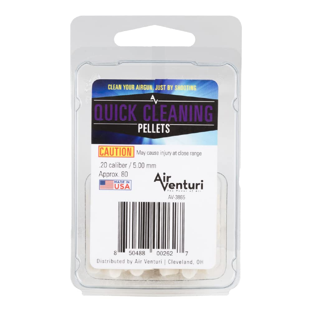 Air Venturi Cleaning Pellets for Pellet Rifles - Premium Bore Cleaner Pellets | Perfect for Airgun Maintenance & Target Shooting Practice