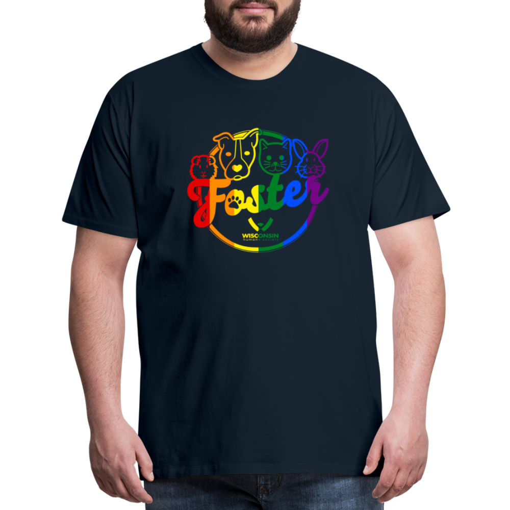 Foster Pride Premium Cotton T-Shirt for Men & Women - Comfortable Unisex Tee for Casual Wear, Fundraising Events & Awareness Campaigns