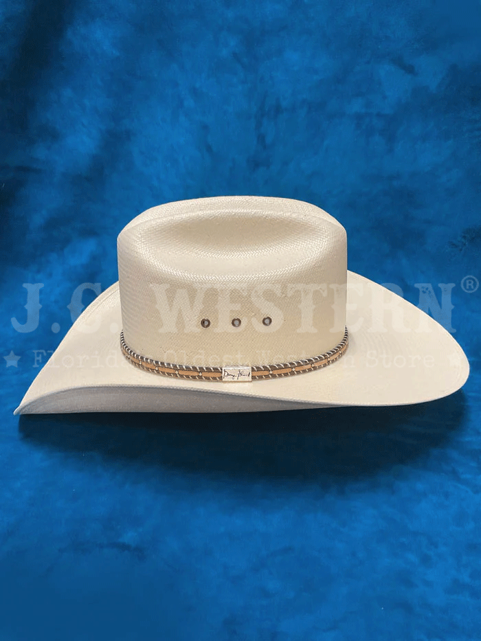 Resistol RSPNCKN304281 Piney Creek George Strait Collection Straw Cowboy Hat - Natural Color for Outdoor, Ranch, and Country Music Events