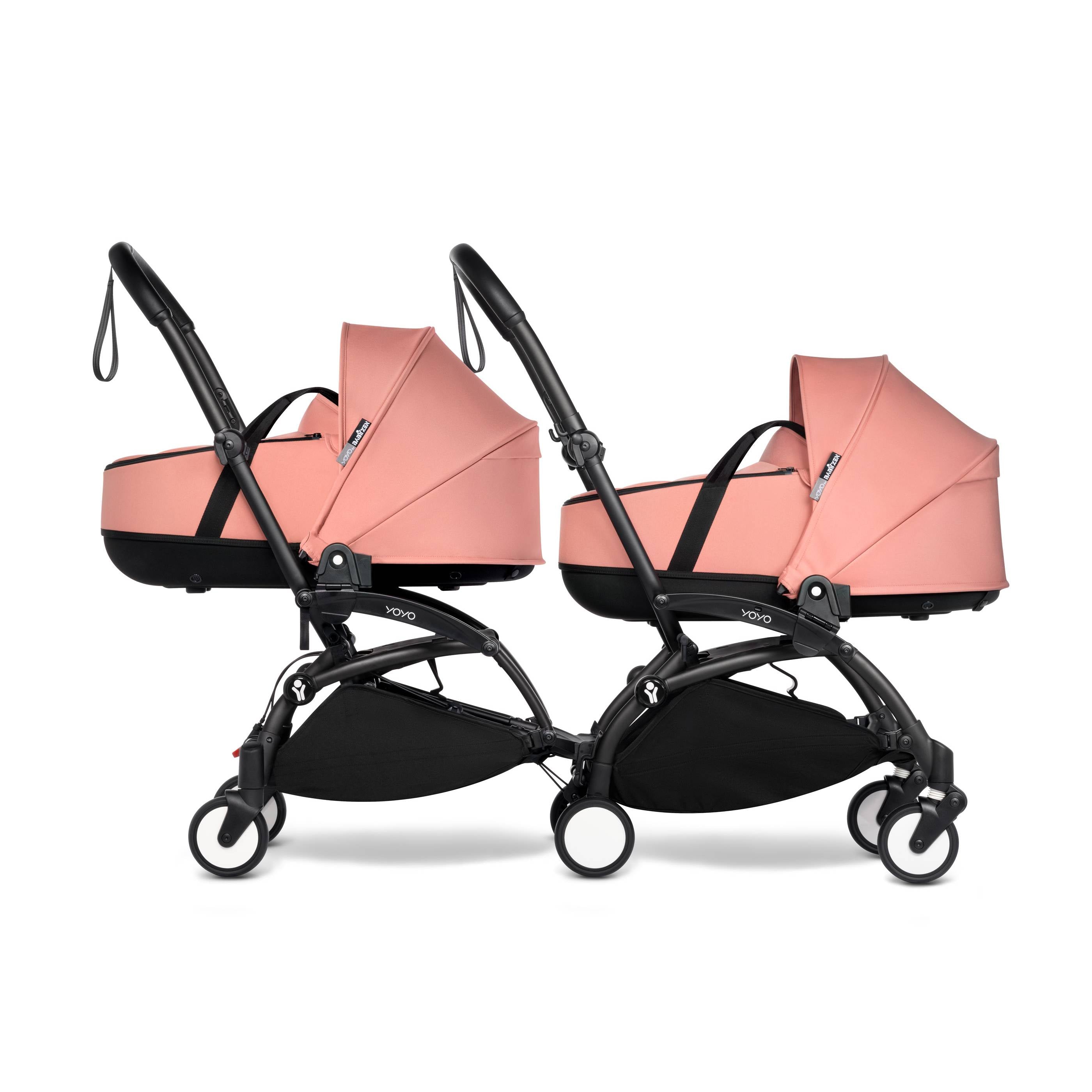 BabyZen YOYO Connect Stroller Frame - Lightweight & Compact Black Travel Stroller for Airports, City Walks & Everyday Use