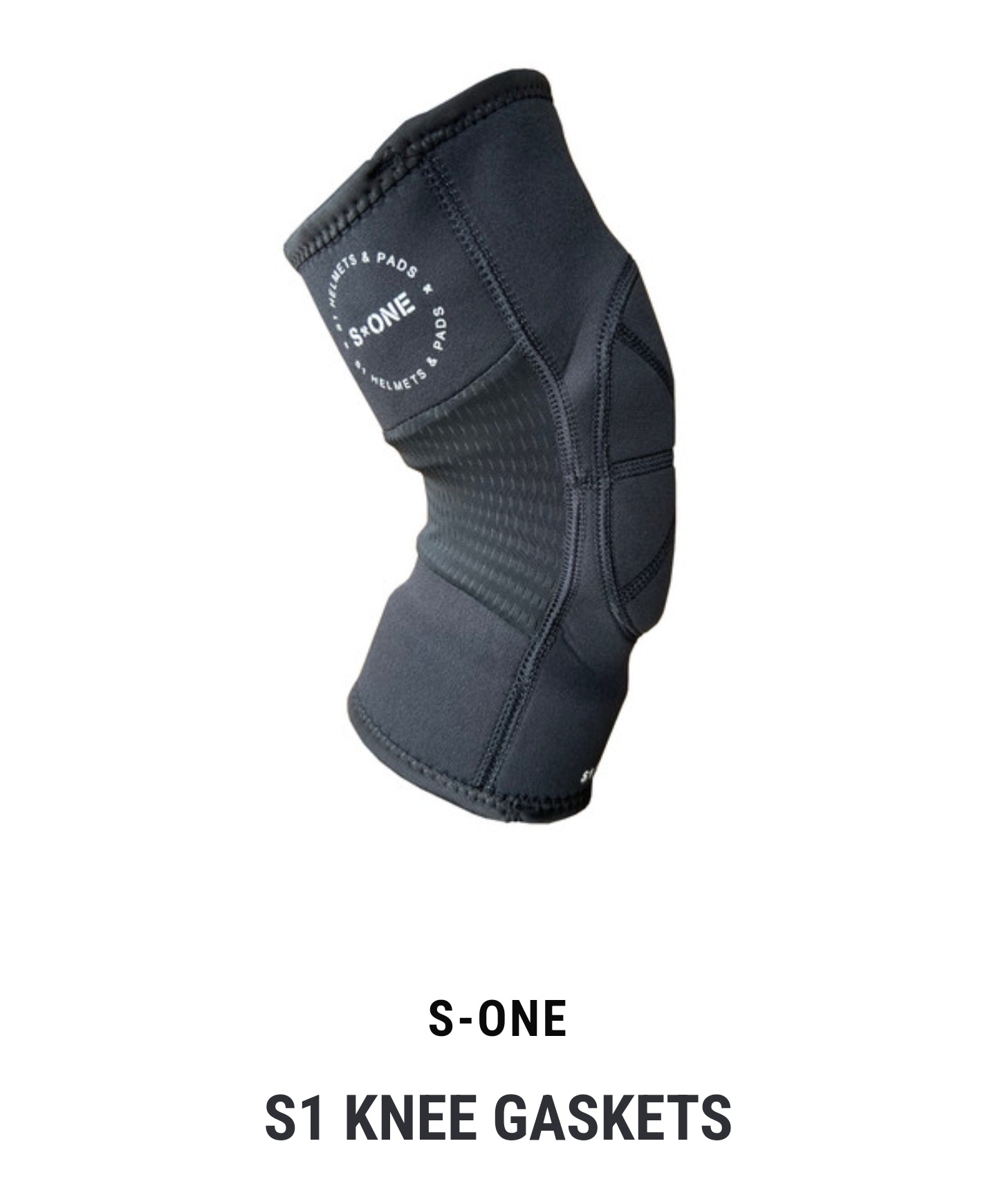 S1 Pro Knee Gasket - 1 Pair Black XL for Knee Protection & Support - Ideal for Construction, Sports & Outdoor Activities