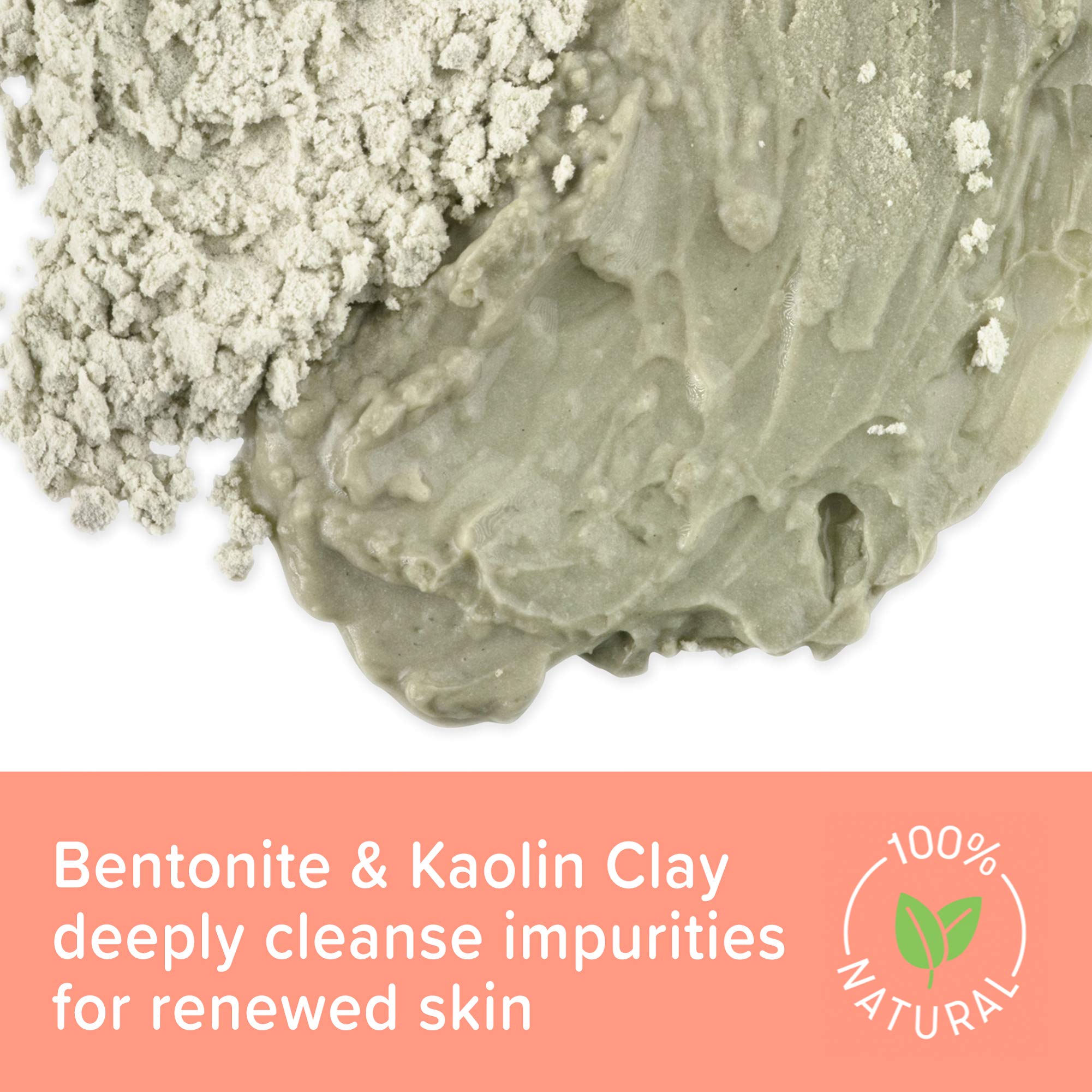 Deep Cleansing Powder-To-Clay Beauty Mask for Acne & Blackheads - Detoxifying Facial Mask for Oily & Combination Skin - Perfect for Spa Night & Self-Care Routine