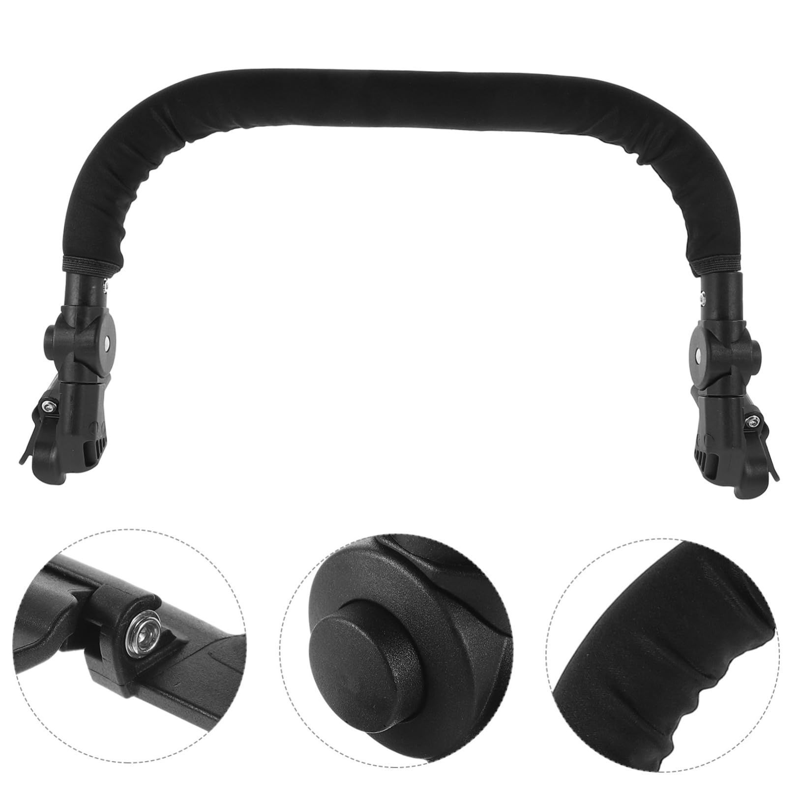 Housoutil Baby Playpen - 4-Piece Stroller Accessories Set, Replacement Stroller Bumper & Handle Extender for Toddlers & Infants | Perfect for Home, Park & Travel Use