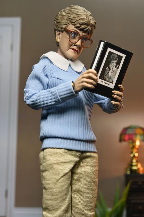 Murder, She Wrote Jessica Fletcher Action Figure with Outfit - Collectible TV Show Character Doll for Fans & Display - Perfect for Themed Parties, TV Memorabilia Collections, and Mystery Lovers