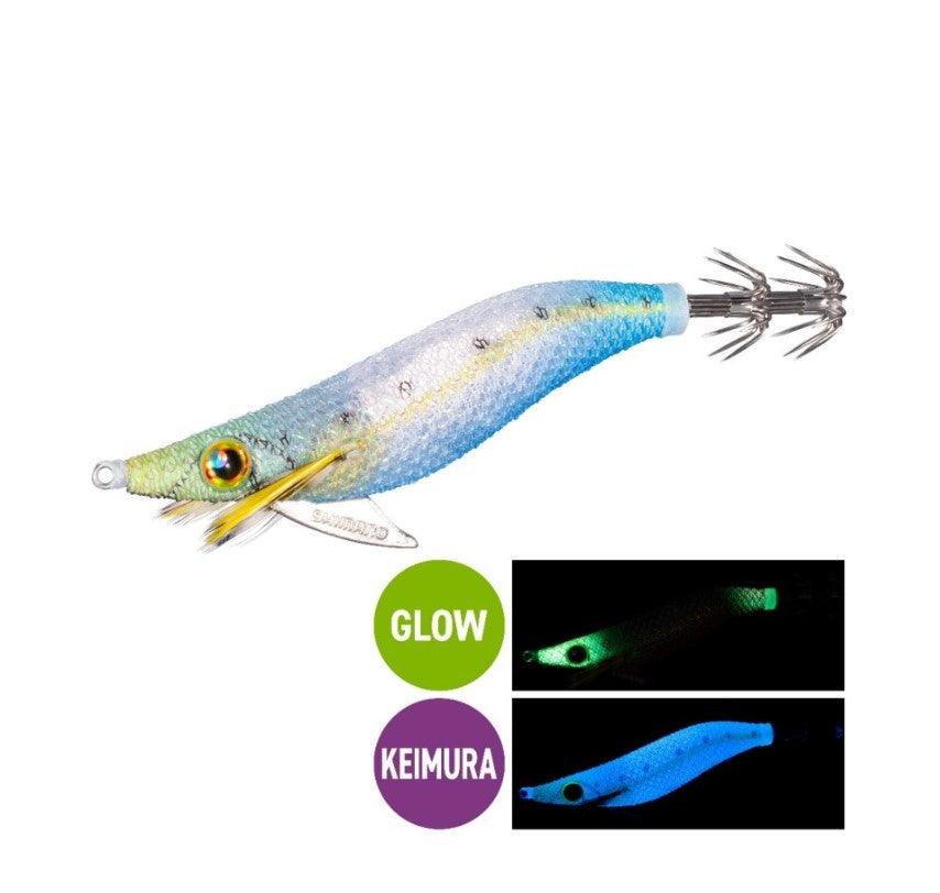 Shimano JDM Sephia Clinch Dropper Flash Boost 2.5 9G Squid Jigs - Premium Saltwater Fishing Lures for Squid & Cuttlefish - Ideal for Night Fishing & Deep Sea Angling