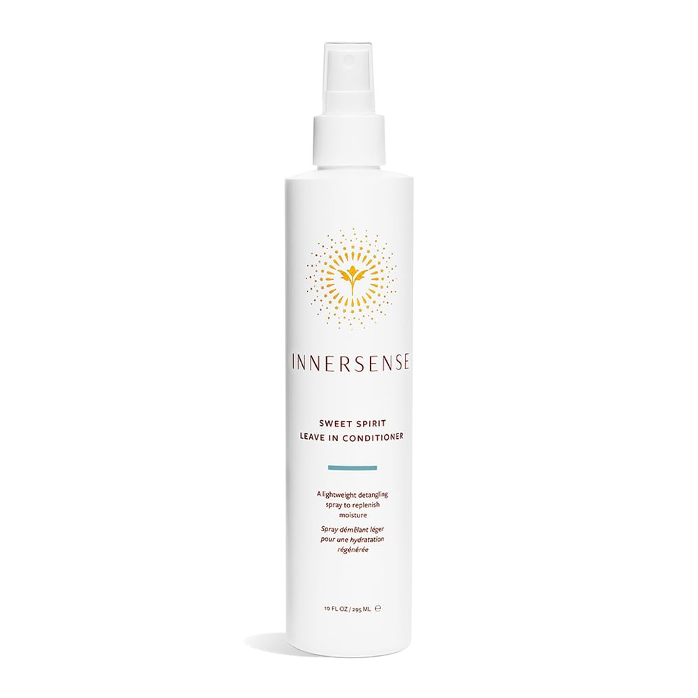 INNERSENSE Organic Beauty Sweet Spirit Leave-In Conditioner for Hydration & Frizz Control - Natural Hair Care for Curly, Dry & Damaged Hair - Perfect for Daily Use & Styling