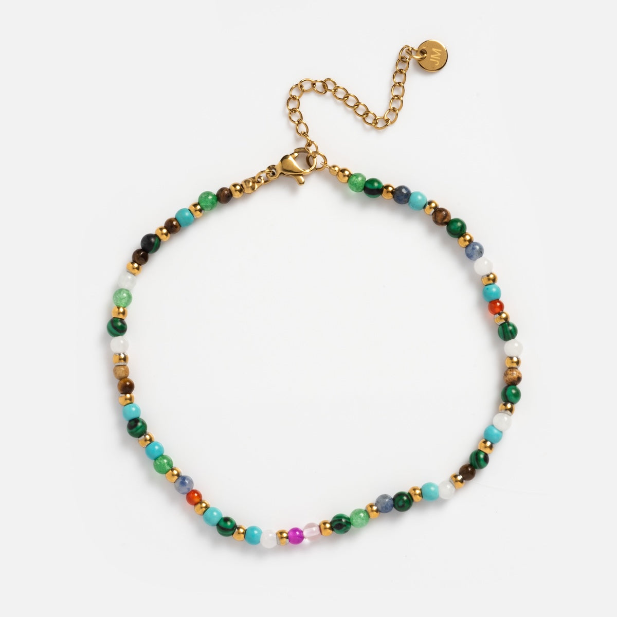 Stylish Multi Beaded Anklet for Women - Trendy Boho Ankle Bracelet with Colorful Beads - Perfect for Beach, Summer & Festival Outfits