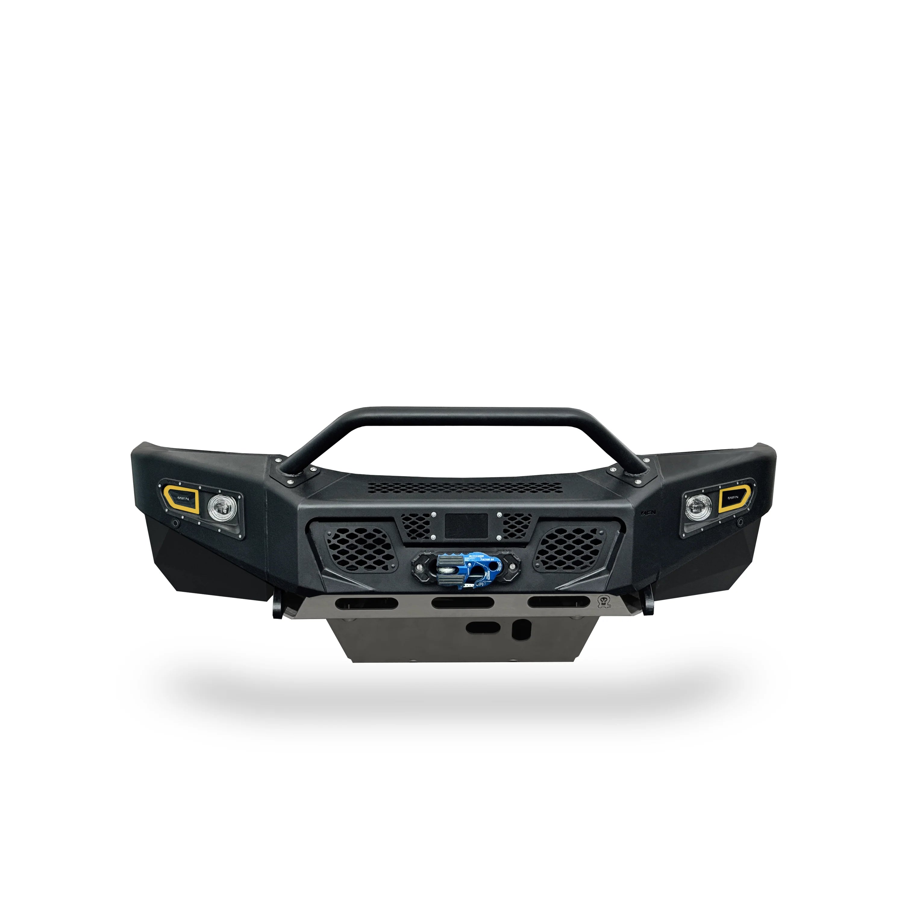 Owl Ridgeline PreRunner Front Bumper with Skid Plates for 2019-2023 Mercedes Sprinter Van 2500/3500 - Heavy Duty Off-Road Protection for Adventure & Work Vans