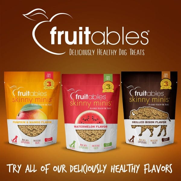 Fruitables Skinny Minis Rotisserie Chicken Flavor Dog Treats - Low Calorie Training Snacks for Small & Medium Dogs - Perfect for Reward, Obedience Training & On-the-Go Treats