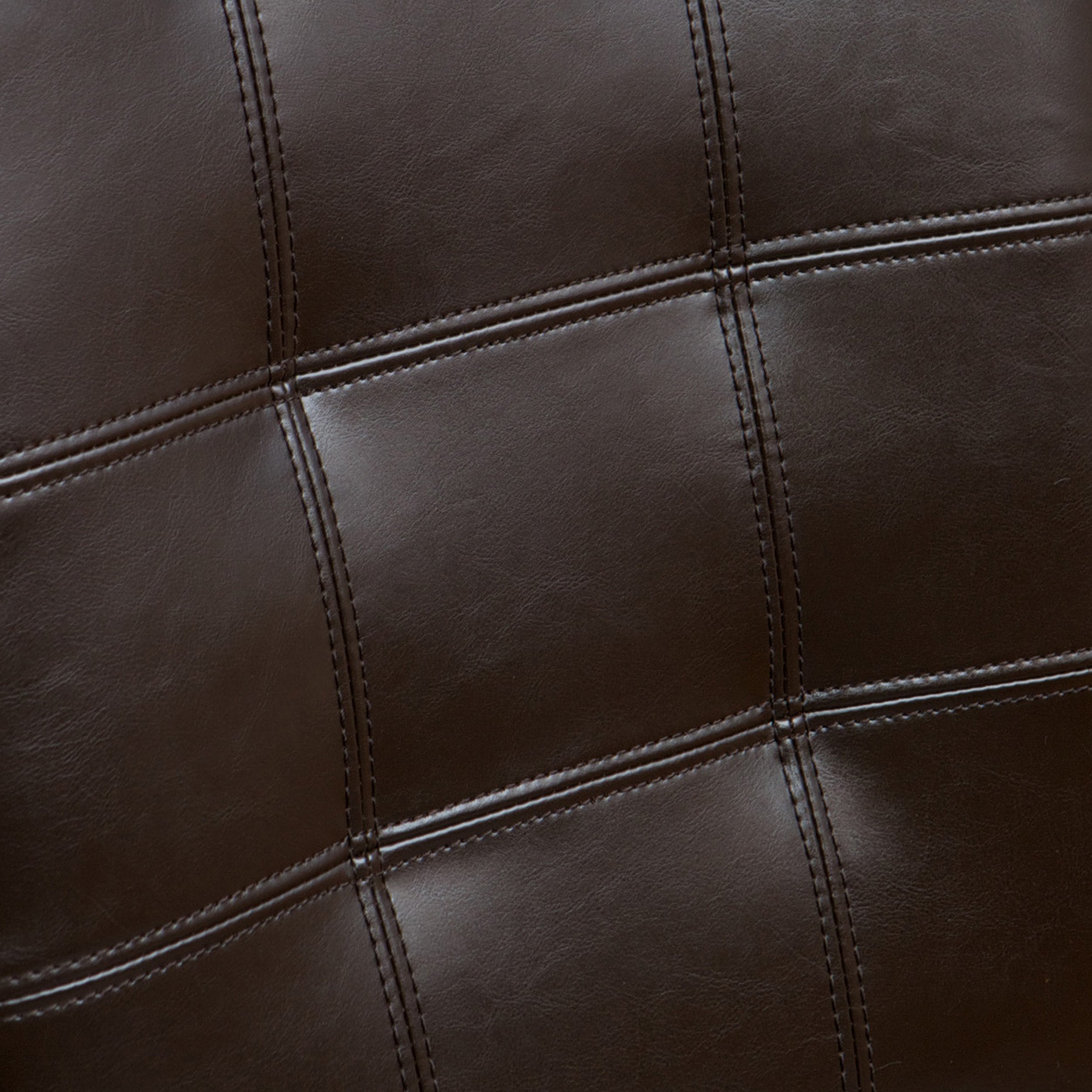 Christopher Knight Home Crayton Leather Dining Chairs, Set of 2, Chocolate Brown - Modern & Comfortable Seating for Kitchen, Dining Room or Office