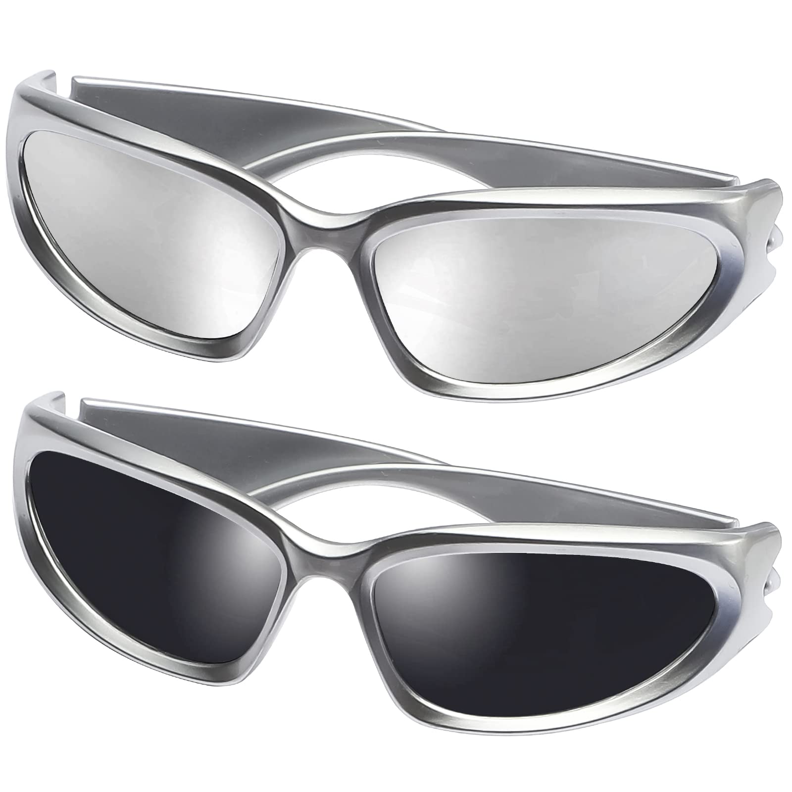 AIEYEZO Polarized Wrap Around Sports Sunglasses for Men & Women - UV400 Protection, Lightweight & Durable Oval Thick Frame - Perfect for Running, Cycling, Hiking & Outdoor Activities