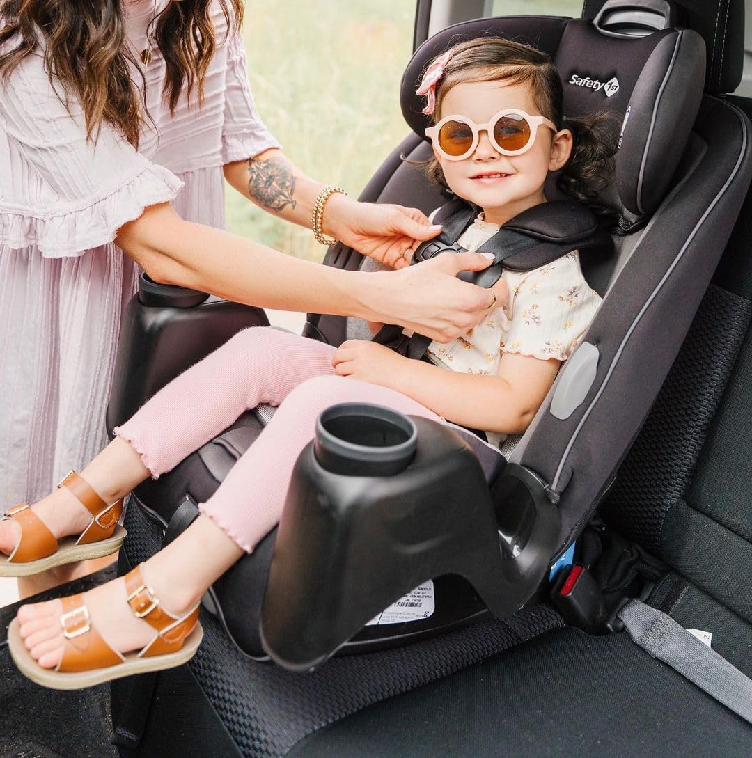 Safety 1st Crosstown DLX All-in-One Convertible Car Seat for Infants to Toddlers (10-100 lbs), Lavender - Premium Safety & Comfort for Travel, School & Family Road Trips