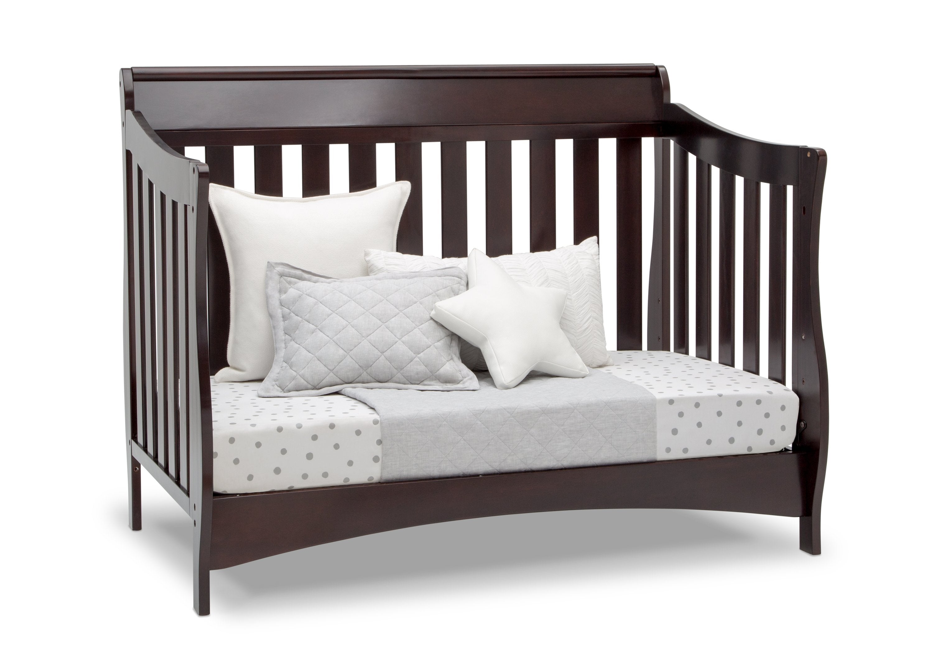 Bentley S Series Deluxe 6-in-1 Convertible Baby Crib - Nursery Furniture for Newborn to Toddler Bed | Perfect for Modern Nursery, Bedroom & Daycare
