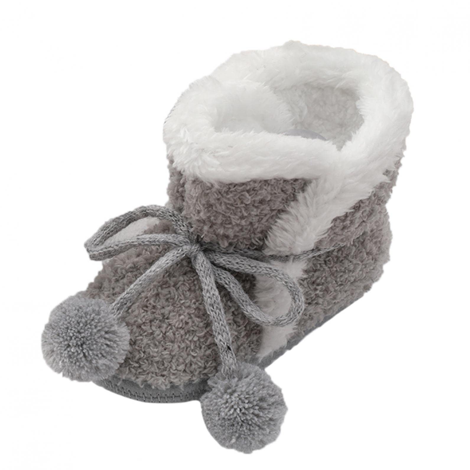 **Baby Winter Booties - Warm Anti-Slip Snow Boots for Newborn Toddlers (Girl & Boy) | First Walkers, Crib Shoes for Infants | Perfect for Cold Weather & Indoor Play**