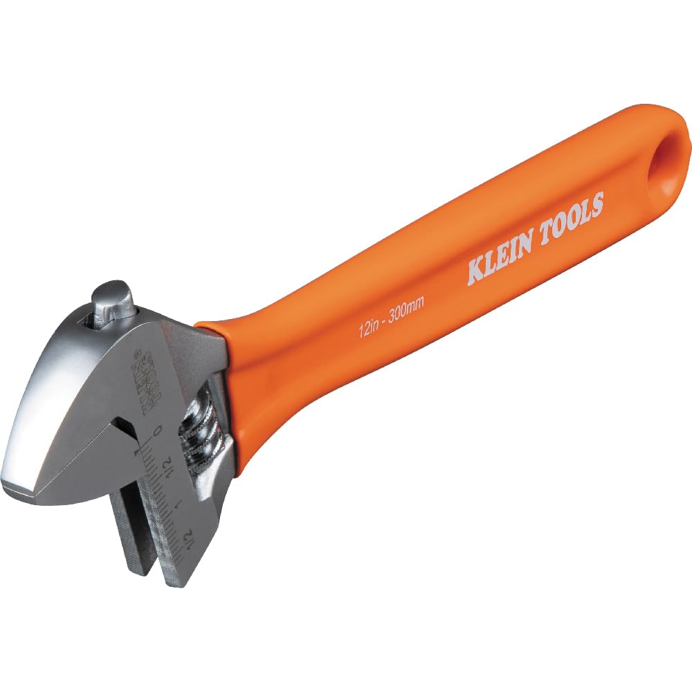 Klein Tools Extra-Capacity Adjustable Wrench Set - 4-Piece Heavy Duty Multi-Size Wrench Kit for Plumbing, Automotive & Home Repairs | Perfect for DIY Projects & Professional Use