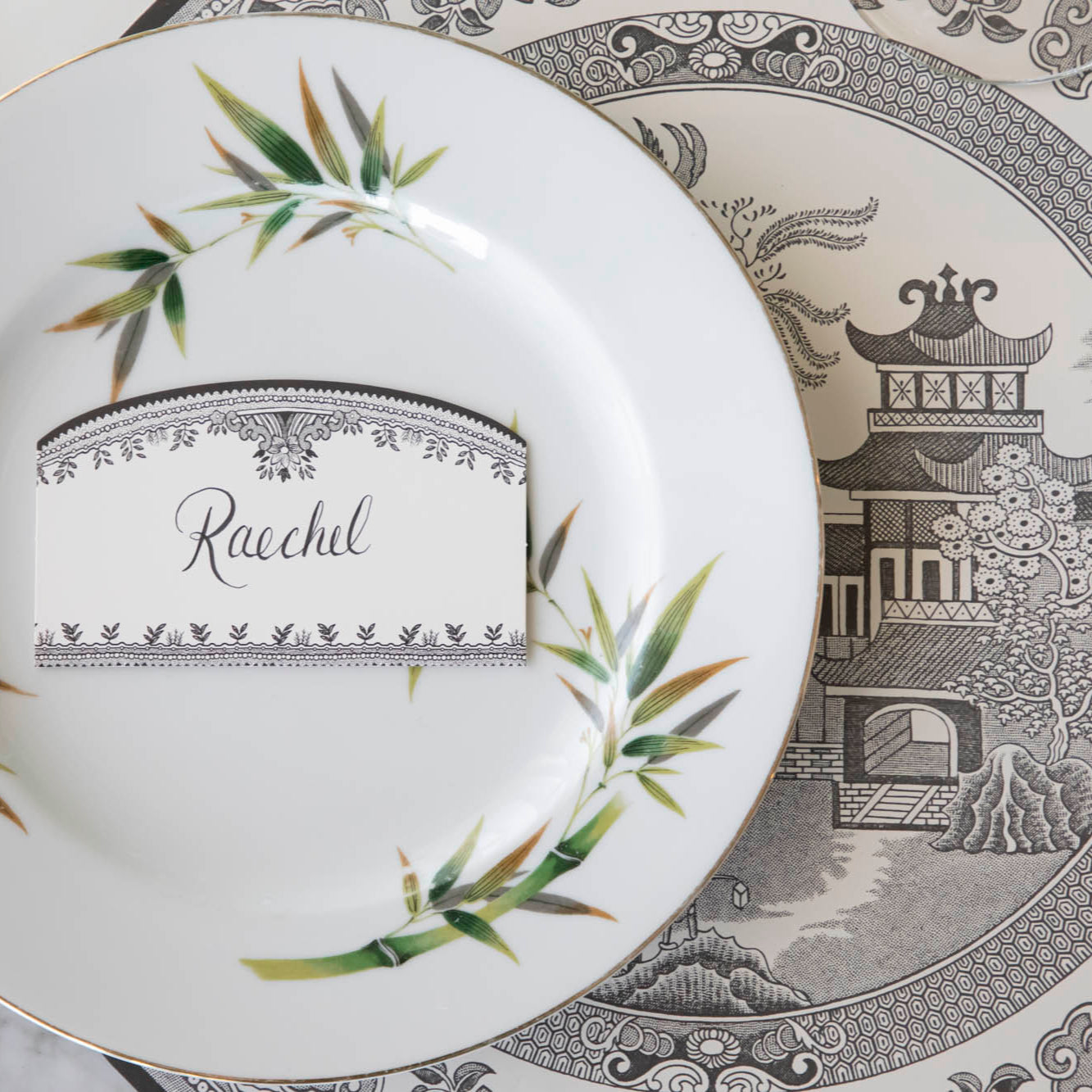 Burleigh Black Place Card Holders - Elegant Wedding & Event Table Name Cards for Seating Assignments - Perfect for Dinner Parties, Bridal Showers, and Formal Gatherings