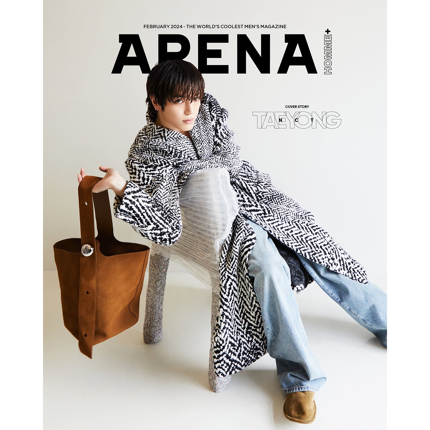 ARENA HOMME+ February 2024 Issue Featuring TAEYONG from NCT - Kpop Fashion Magazine for Collectors & Fans