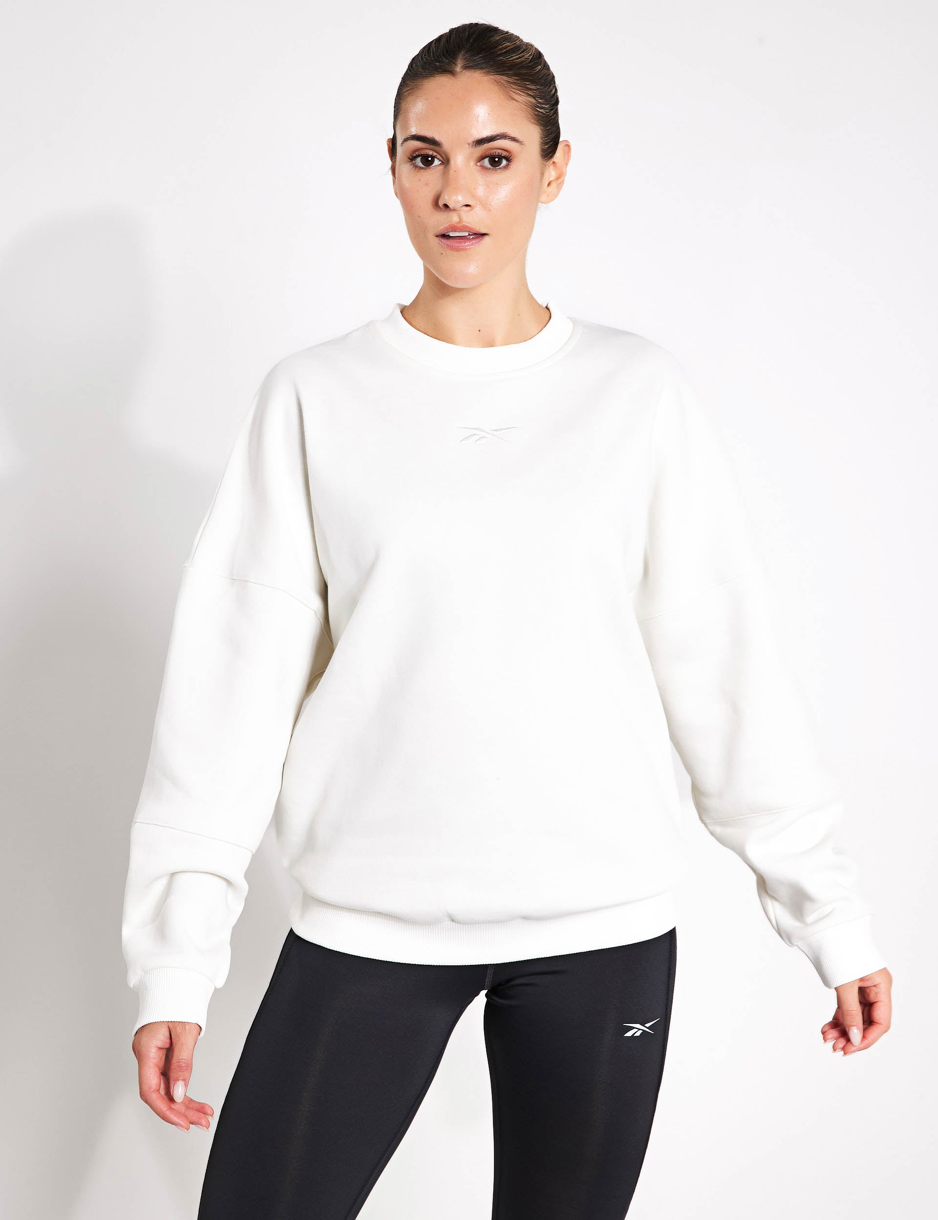 Lux Oversized Crew Sweatshirt - Soft & Cozy Women's Pullover for Casual Wear | Perfect for Loungewear, Travel & Everyday Comfort