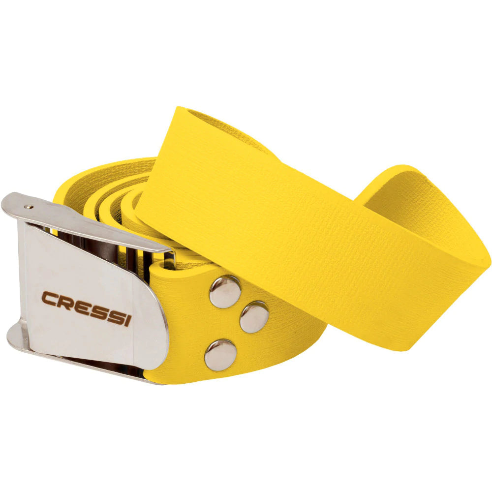 Cressi Quick Release Elastic Yellow Snorkeling Fin Strap - Durable & Comfortable for Scuba Diving, Snorkeling & Water Sports