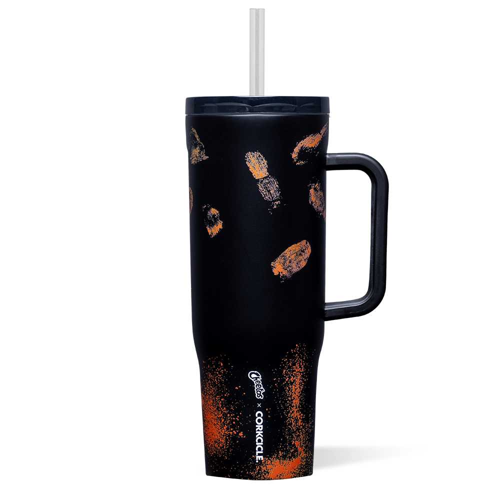 Cheetos x Corkcicle Cruiser - Insulated Stainless Steel Tumbler with Straw - Perfect for Travel, Office & Outdoor Adventures