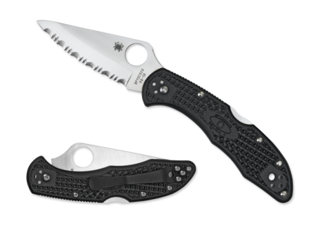 Spyderco Delica 4 Lightweight Folding Knife - Foliage Green EDC Pocket Knife | Outdoor Camping, Hiking & Everyday Carry