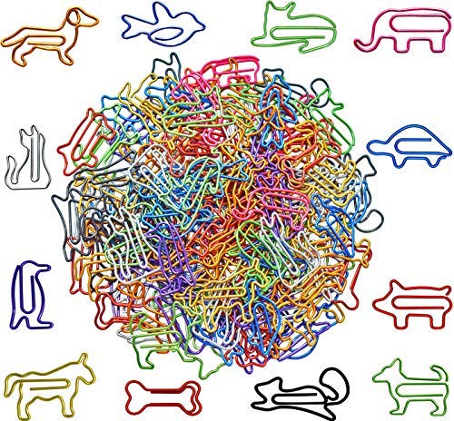 Colorful Small Paper Clips Set - 120 Pieces Fun Office Supplies for Organizing Documents, Bookmarks & Planners - Perfect Gift for Women, Men & Coworkers - Ideal for Office, School & Home Use