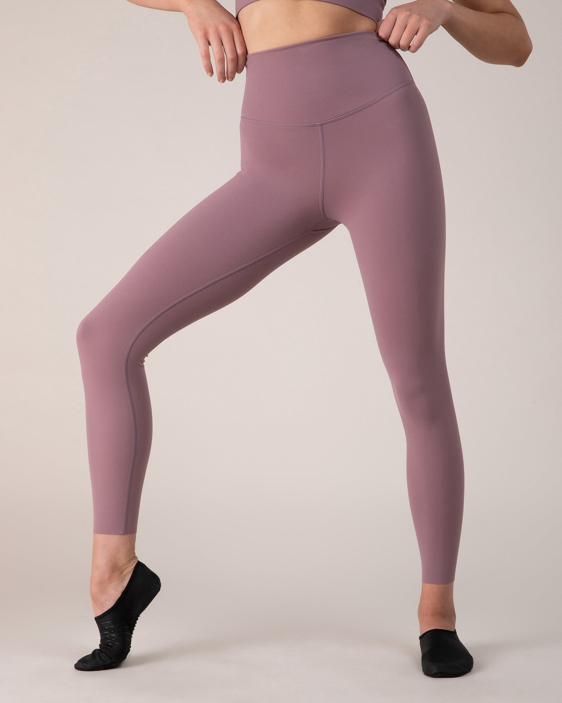 BLOCH Women's 7/8 High-Waist Yoga Leggings - Stretchy Workout Pants for Pilates, Gym & Lounge Wear